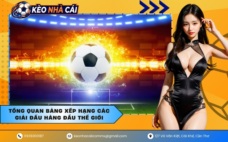 Tổng quan bảng xếp hạng các giải đấu hàng đầu thế giới